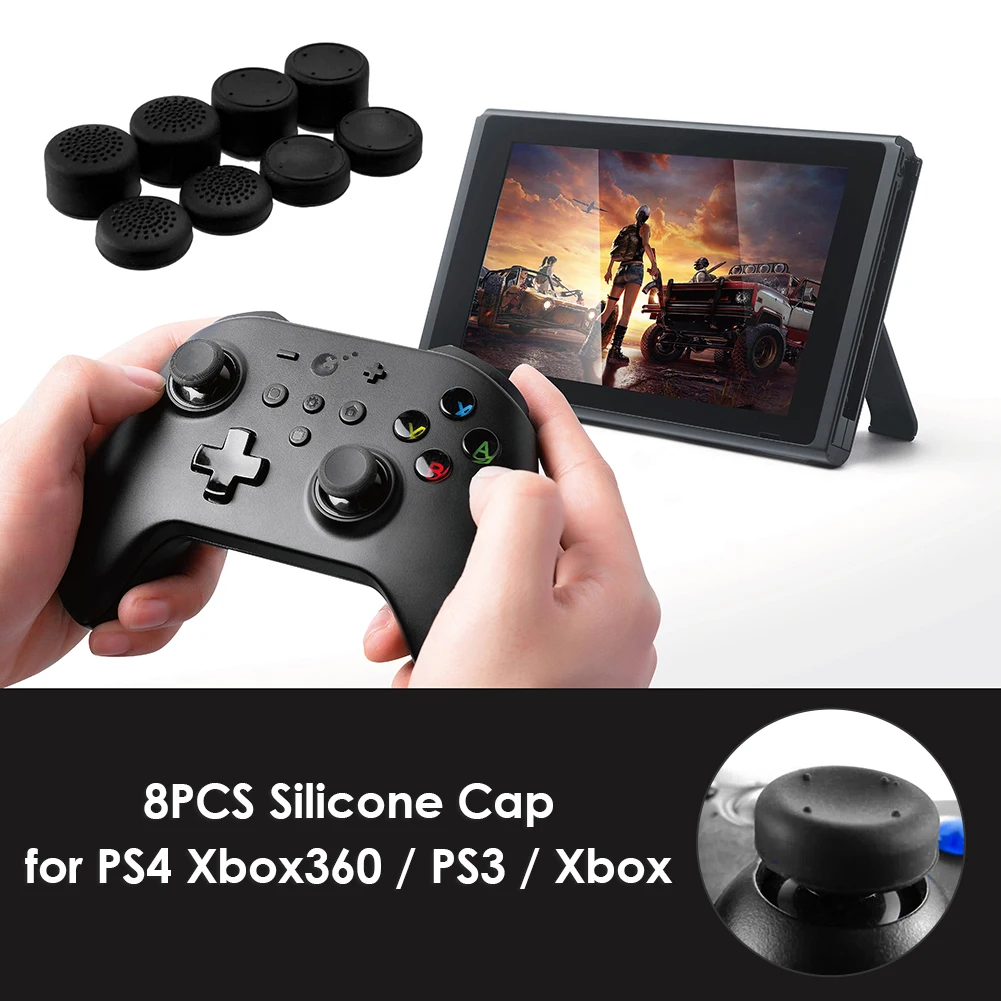 Mici de Silicon Degetul mare de Capace de Prindere Stick Controler de Joc de Divertisment Accesorii pentru PlayStation 4/Xbox 360/PS3/Xbox