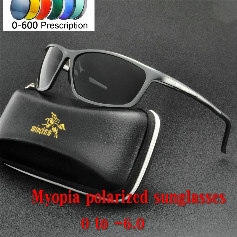 MINCL 2019 Oameni Noi miopie ochelari de soare ochelari miopie miop ochelari baza de prescriptie medicala ochelari lentile gri -0.50 la -6.00 NX