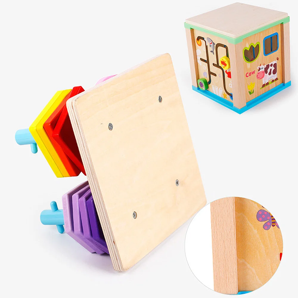 Multi-funcție Devreme Jucarii Educative Coloana Margele Rotunde Cognitive de Puzzle de Potrivire pentru Copii ToysFor Copii Cadou de Ziua de nastere