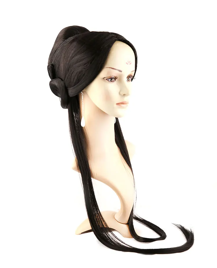 Negru printesa produse pentru păr de păr printesa companie frumoasa printesa de păr dinastiei han de păr antic chinez dinastiei cosplay