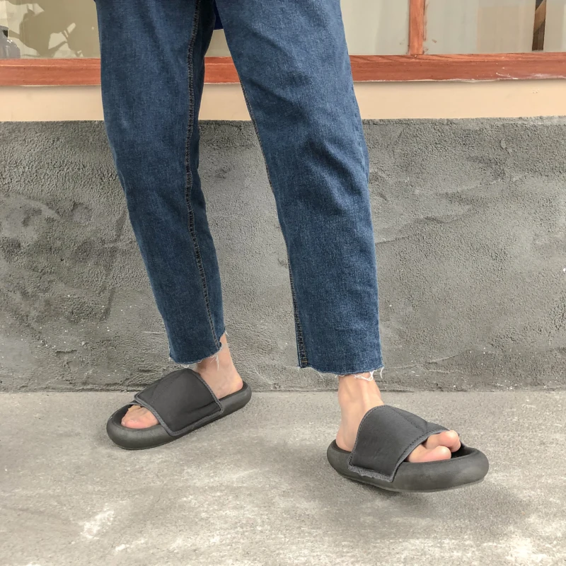 New Sosire Vara Unisex Papuci De Alunecare Pe Respirabil Rece Vara Slide-Uri De Moda Usoare Plat Sandale Flip Flops Bărbați Femei