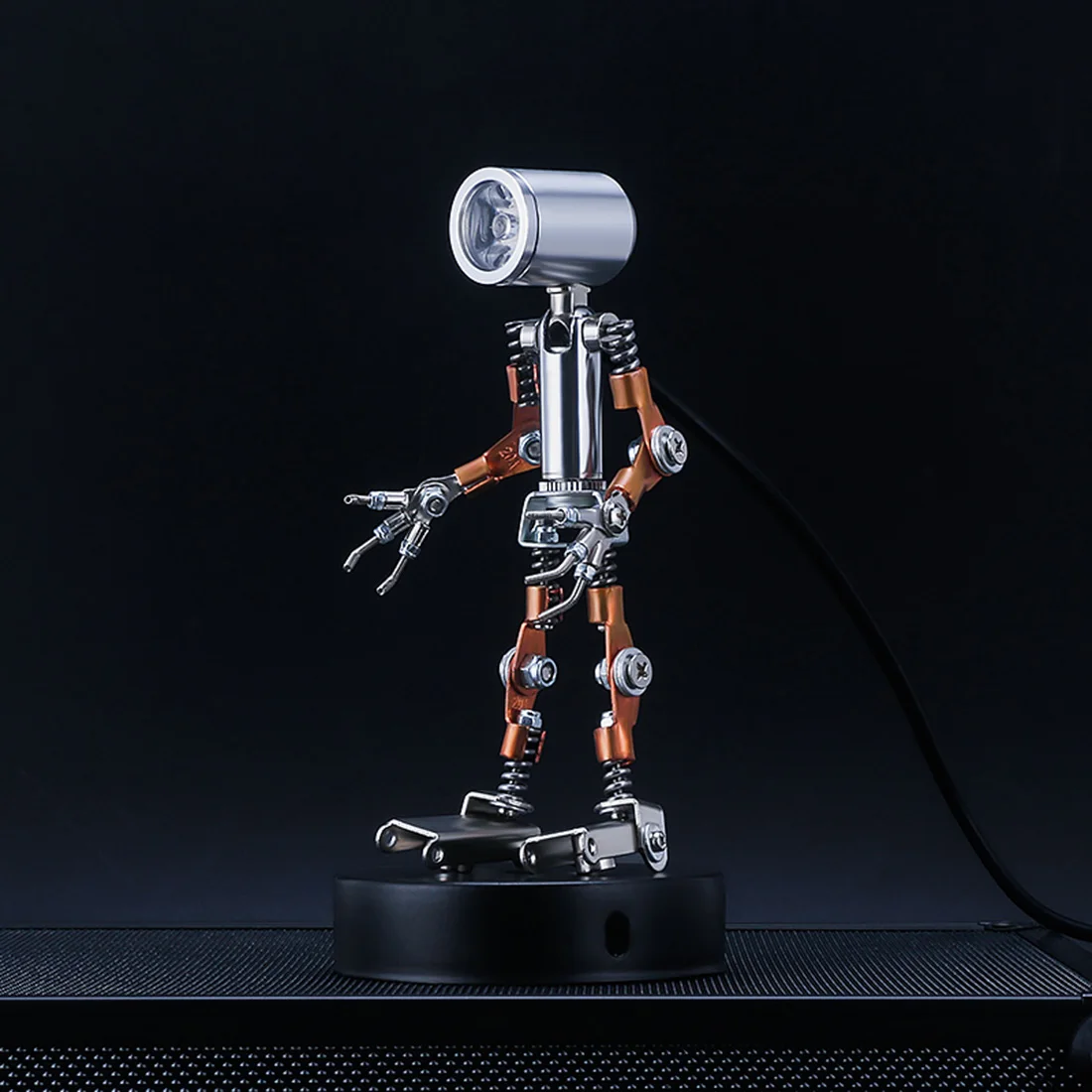 Noi 78Pcs Creative DIY Metal Mecanice Lampa Model de Kit de Asamblare Lumina de Noapte Mici cel Mai frumos Cadou Pentru Biroul de Acasă Decor