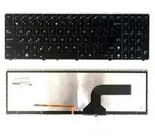 Noi BRITANIE Tastatura Laptop Pentru ASUS G53 G60 G73 G51 G72 K52 K53 X73 cu iluminare din spate/Iluminare din spate