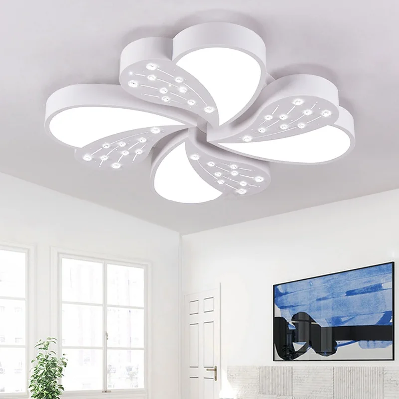 Noile LED-uri calde acrilice lampă de tavan arta restaurant dormitor romantic lumina creative în formă de inimă living candelabre AC90-260V