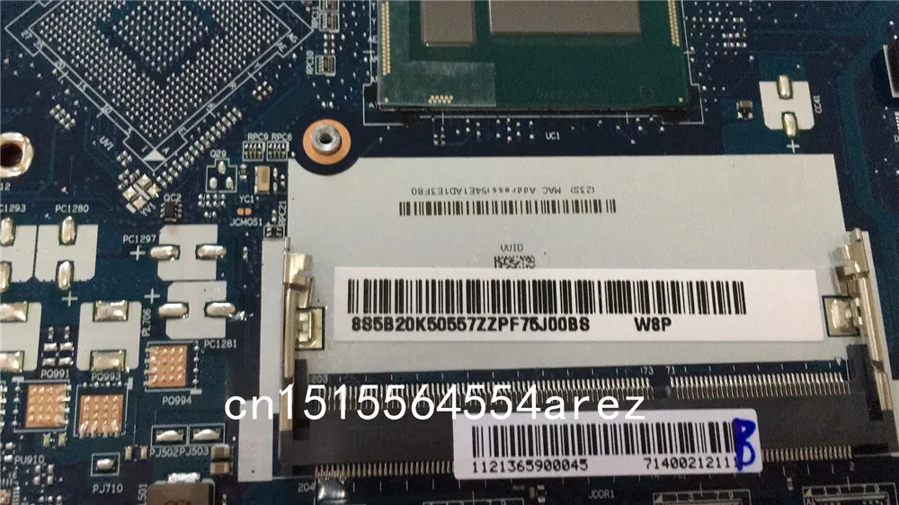 NOU original laptop Lenovo ideapad 100-14IBD CG410 CG510 NM-A681 placa de baza placa de baza UMA i3 i3-5005U 5B20K50557