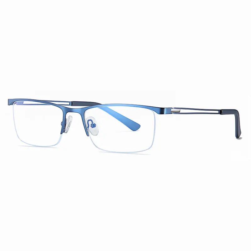 Ochelari Pentru Om, Jumătate Rim Cadru Metalic Eyewears New Sosire Stil Business Anti-albastru Ochelari de Calculator Optic Ochelari