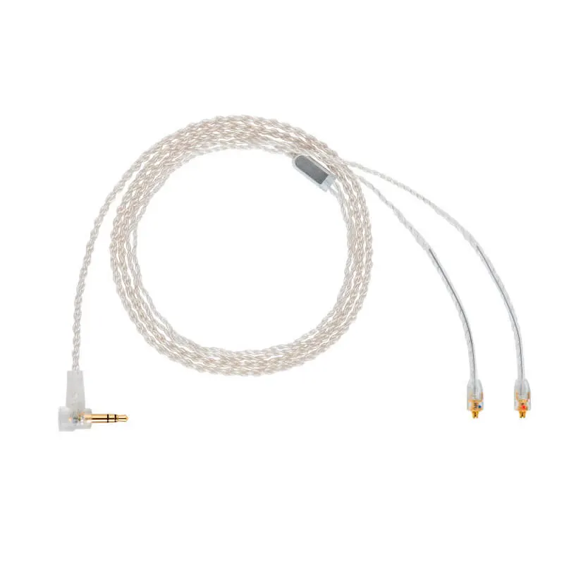 OKCSC MMCX Casti Cablu Litz 4 nuclee argint placat cu cupru sârmă căști upgrade Cabluri pentru Shure Căști Westone SE535 w60 UE9