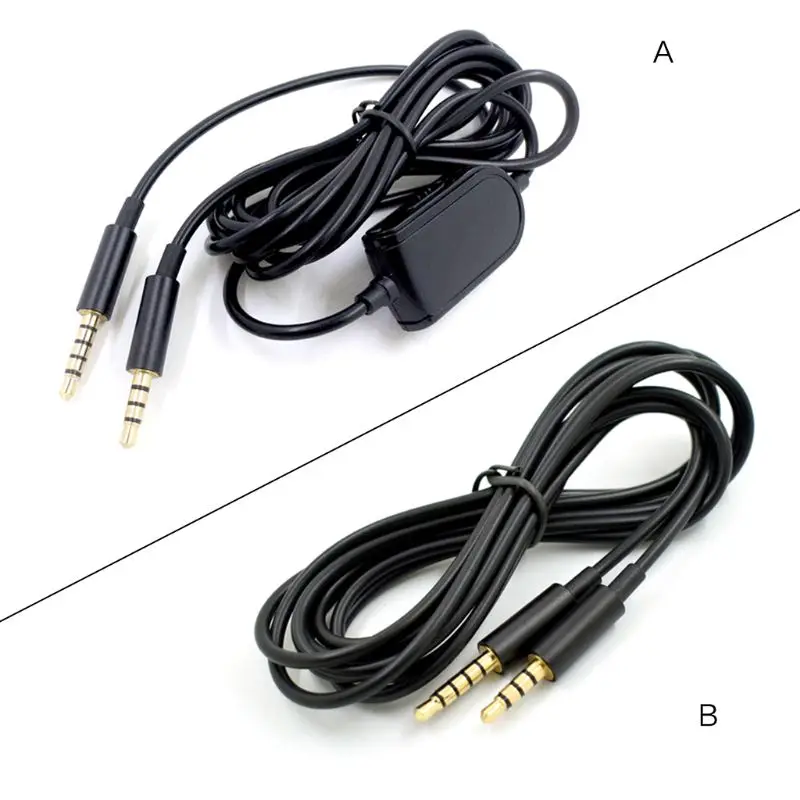 OOTDTY 2M Negru Gaming Headset Splitter Durabil Cablu Audio Pentru Astro A10 A40 A30 A50