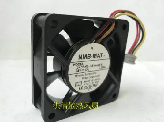 Original NMB-MAT 6020 2408NL-05W-B56 24V 0.09 UN 4 Linie Converter Fan