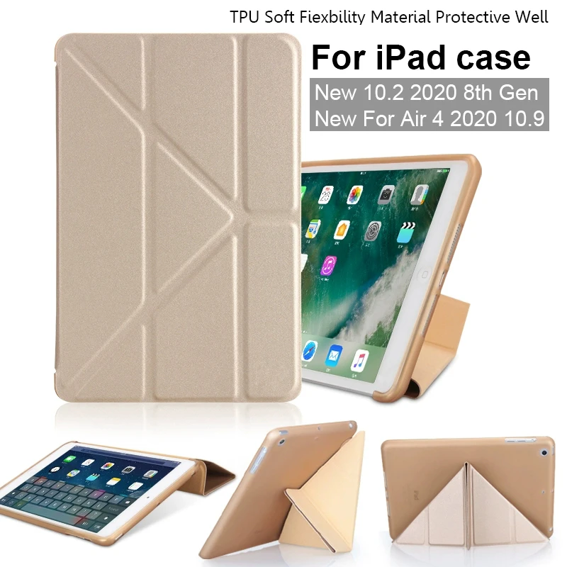 Pentru iPad 10.2 inch 7-a 8-a Generație a modelului A2270 A2197 A2198 Tableta Caz pentru iPad 10.2 2019 2020 Coajă de Protecție Trezi Auto
