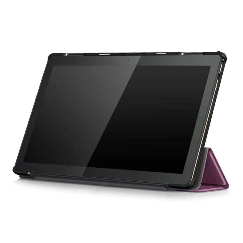 Potrivit pentru Lenovo Tab M10 TB-X605F Tableta Caz de Protecție Tri-Fold Flat din Piele de Caz