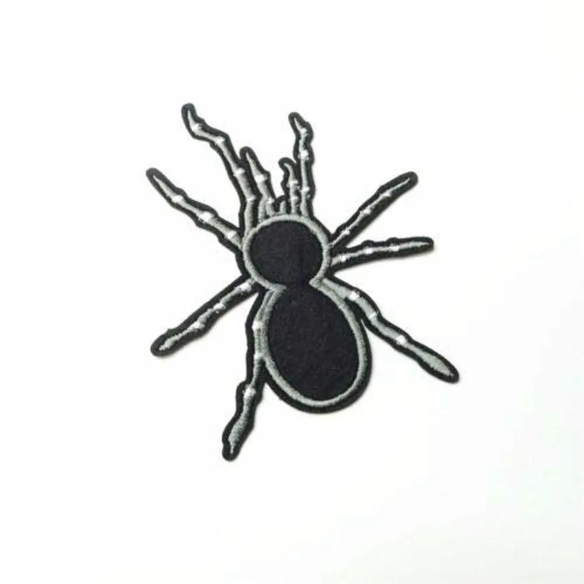 Păianjen Negru Patch-Uri De Fier-Pe Aplicatii Brodate Punk Patch-Uri Pentru Îmbrăcăminte Patch-Uri Autocolante De Desene Animate Insigna De Patch-Uri Pentru Haine