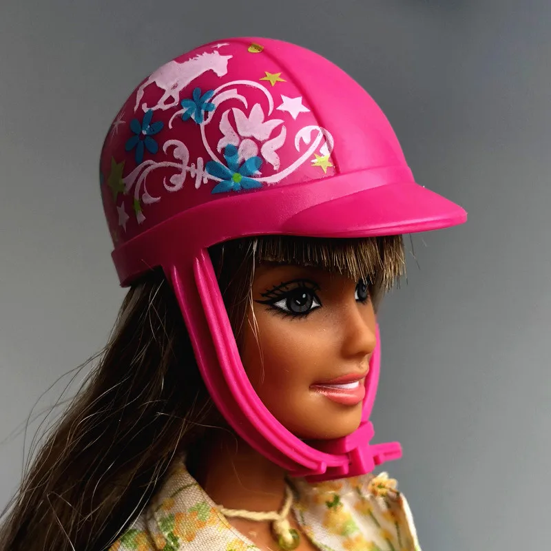 Pălărie + Cizme / papusa Accesorii Roz de Echitatie cap cască cască Aripa Patine de Gheata Pentru 1/6 Jucărie Barbie Xinyi FR Papusa Cadou