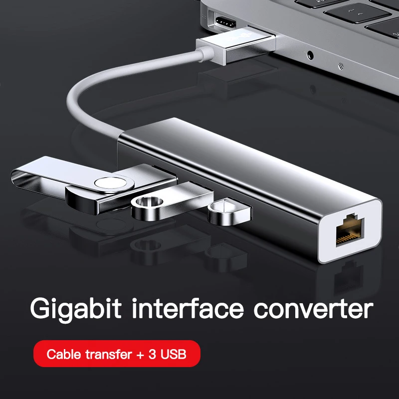 Rețeaua de televiziune prin Cablu Convertor USB de Tip C Pentru Cablu de Rețea Convertizor de Tip-C Apple Laptop Telefon Pentru Mac Windows7/8/10 Android Converter