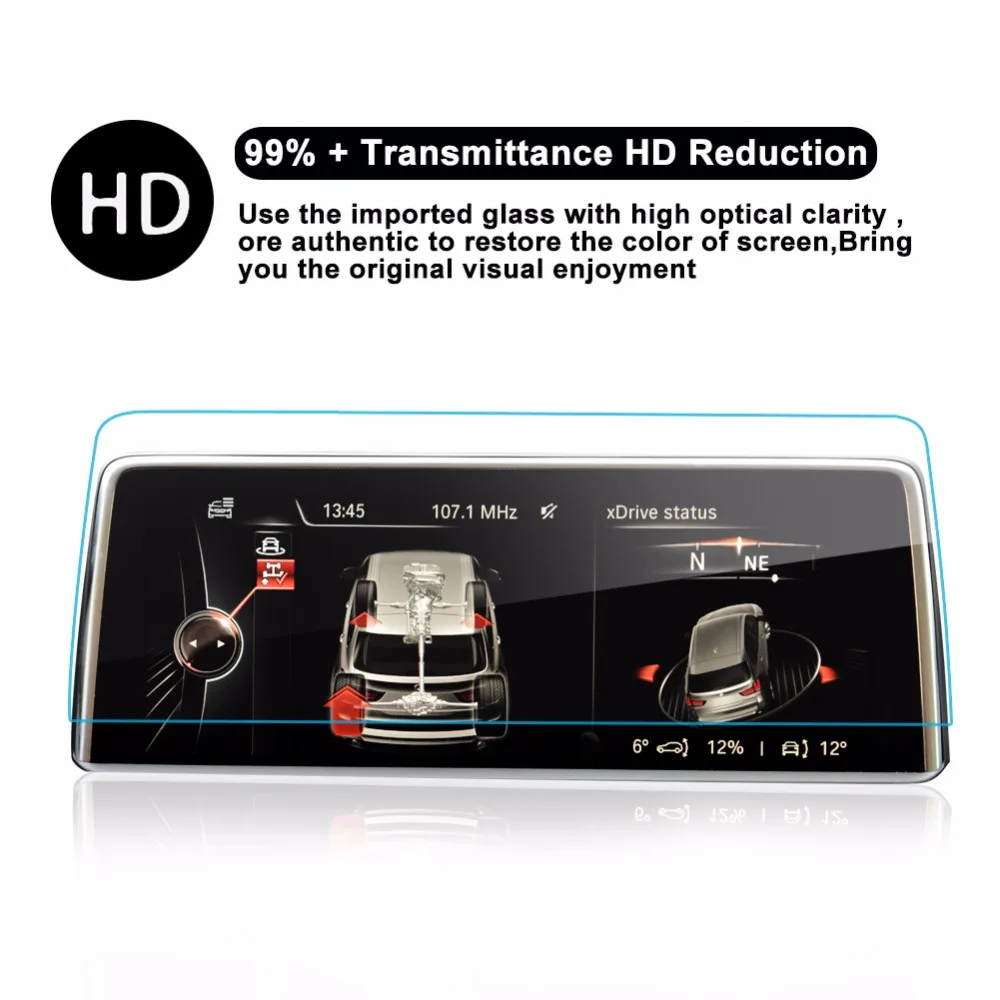 RUIYA ecran protector pentru x5 x6 F15 F16 10.2 inch navigatie auto centrul touch display,9H folie protectoare din sticla temperata