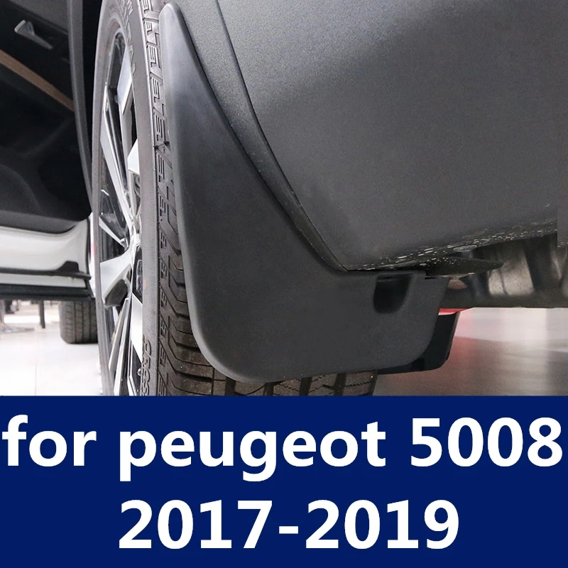 Special fender modificat exteriorul roților față și spate din plastic moale fișier noroi tigla Accesorii auto pentru peugeot 5008 2017-2019