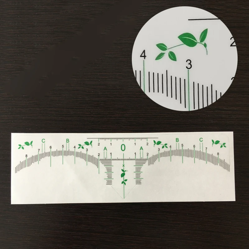 Spranceana Stencil Microblading Accesorii Fierbinte de Unică folosință Spranceana Conducător Autocolant Instrumente de Măsură pentru Tatuaj Machiaj Permanent Provizii