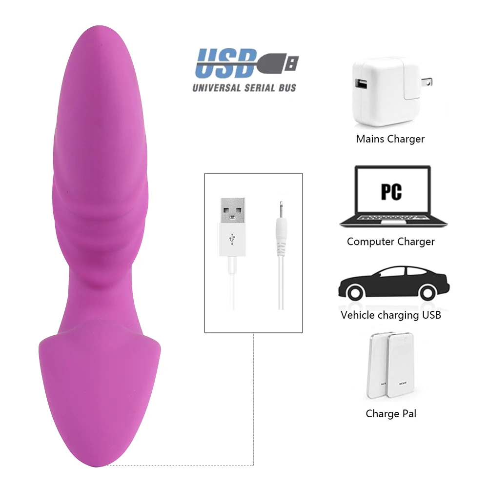 Telecomandă fără fir Vibrator Anal Plug Anal Jucărie Sexuală pentru Femei Prostata Masaj Butt Plug G spot Stimulator Produse pentru Adulți