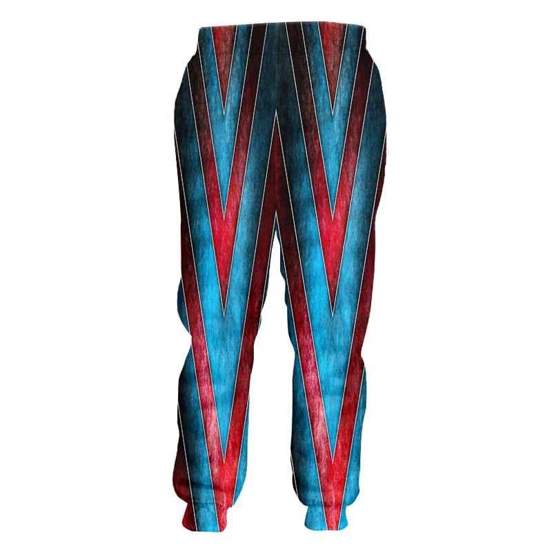 UJWI Stil Chinezesc Dungi Pantaloni pentru Bărbați Imprimate Roșie, Pantaloni Albaștri 3D Fierbinte de Vânzare Om pantaloni de Trening de Mari Dimensiuni 5XL