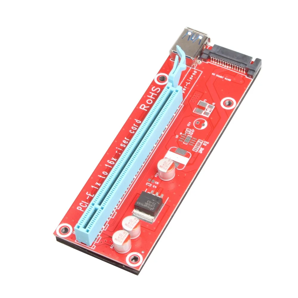 USB 3.0 PCI-E Express 1x to16x Extender Riser Card Adaptor cu 60cm USB 3.0 extender cablefor bitcoin miniere dispozitiv