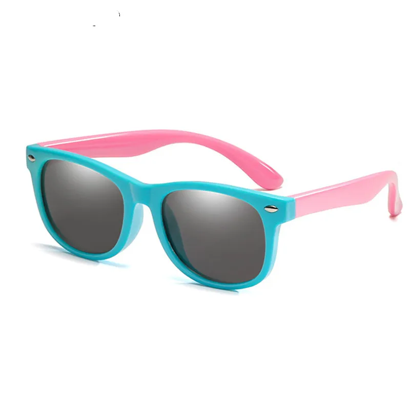 WarBlade Noi Copii ochelari de Soare Polarizat TR90 Băieți Fete Ochelari de Soare Silicon Ochelari de Cadou Pentru Copii UV400 Ochelari