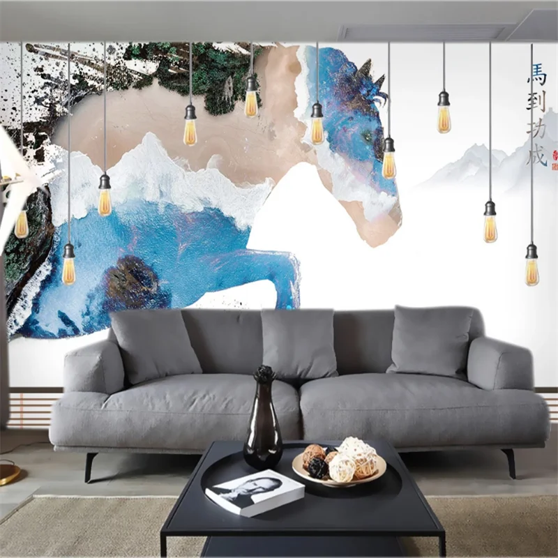 Wellyu Personalizate pe scară largă murale 3d tapet modern, minimalist abstract creative mare cal de fundal tapet de perete