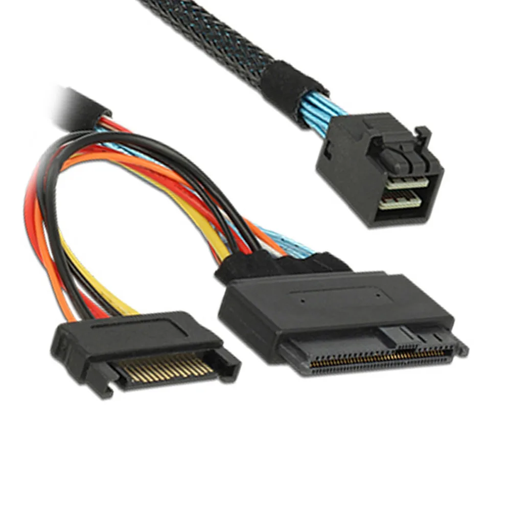 Xiwai U. 2 U2 SFF-8639 NVME PCIe SSD Cablu pentru Placa de baza Intel SSD 750 p3600 p3700 M. 2 SFF-8643 Mini SAS HD
