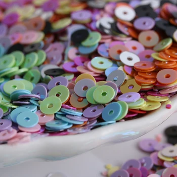 1000pcs/sac Nou 4mm Multicolore din Plastic Vrac Paiete pentru Petrecere Acasă Decor Nunta Înfrumusețarea Meserii DIY Accesorii de Cusut
