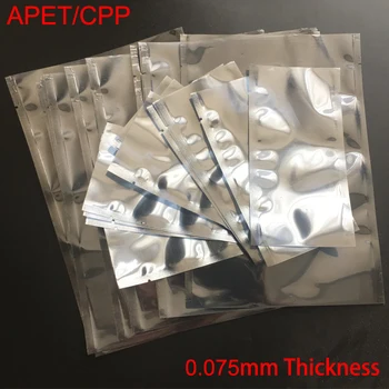 12*12 cm 12x12cm 12*16cm 12x16cm 12*20cm 12x20cm Disc Folie de Aluminiu APET CPP Top Deschis Translucid Anti Static Husă de Depozitare Sac
