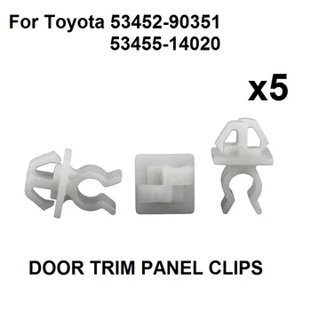 5x Capota Sta Cleme de Fixare pentru tija de Susținere Rod - Pentru Toyota LandCruiser & Hilux 53452-90351