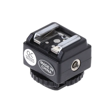 C-N2 Hot Shoe Convertor Adaptor PC-Sync Port Kit Pentru Canon aparat de Fotografiat