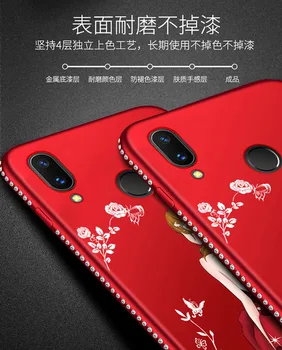 Drăguț Minunat Fata Silicon Moale Mat Telefon Spoiler Montat Caz Pentru Huawei Mate 20 Lite / P Smart Plus De Bara De Protecție Caz