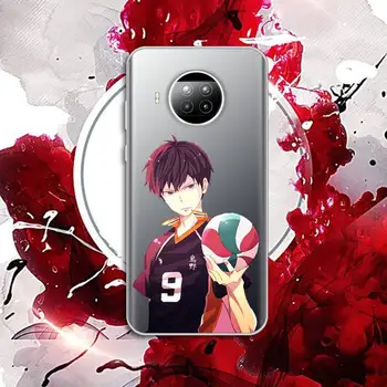 Haikyuu volei anime Caz de Telefon Transparent pentru Xiaomi Redmi nota 10 t 8 9 pro lite 11