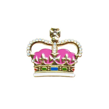 Personalizat Coroana Insigna Încrustații de Cristal de Înaltă Calitate Ajurata Insigna k200355