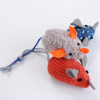Pisica De Companie Jucării Simulare De Pluș Mouse-Ul Jucărie Cu Coada Pentru Pisici Animale De Companie Jucărie Interactiv Teaser Pisoi Consumabile